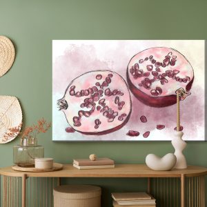 Peinture sur toile Grenades Aquarelles – Image 5