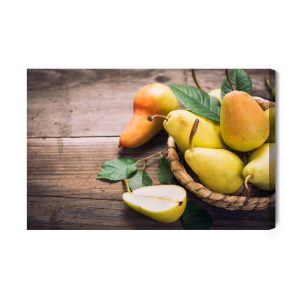 Peinture sur toile Poires Dans Le Panier – Image 2