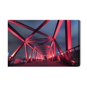 Peinture sur toile Pont De Nuit – Image 2