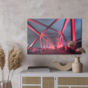 Peinture sur toile Pont De Nuit – Image 3