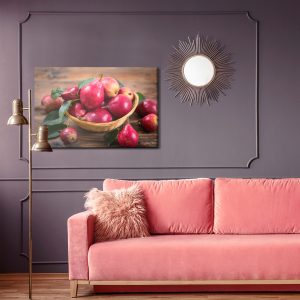 Peinture sur toile Poires Rouges – Image 4