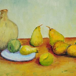 Peinture sur toile Poires Peintes – Image 1