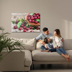 Peinture sur toile Cerises Dans Le Panier – Image 7