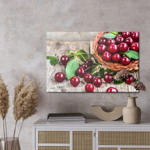 Peinture sur toile Cerises Dans Le Panier – Image 3