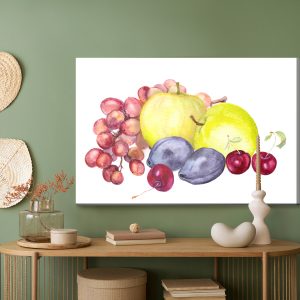 Peinture sur toile Fruits D'été Peints À L'aquarelle – Image 5