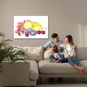Peinture sur toile Fruits D'été Peints À L'aquarelle – Image 7