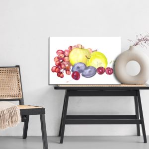 Peinture sur toile Fruits D'été Peints À L'aquarelle – Image 6