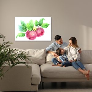 Peinture sur toile Pommes Peintes À L'aquarelle – Image 7