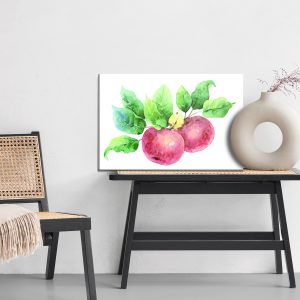 Peinture sur toile Pommes Peintes À L'aquarelle – Image 6