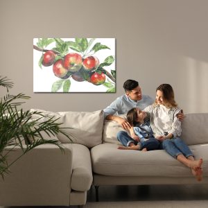 Peinture sur toile Pommes Sur La Branche – Image 7