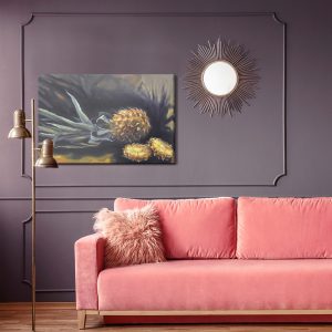 Peinture sur toile Ananas Peint – Image 4