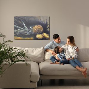 Peinture sur toile Ananas Peint – Image 7