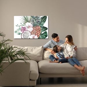 Peinture sur toile Fruits Tropicaux Et Orchidées – Image 7