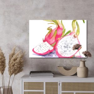 Peinture sur toile Fruit Du Dragon Aquarelle – Image 3