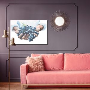 Peinture sur toile Raisins Dans Les Mains – Image 4