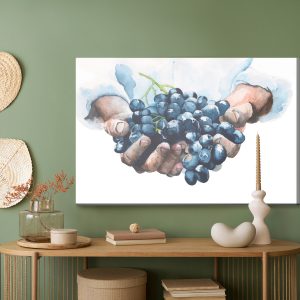 Peinture sur toile Raisins Dans Les Mains – Image 5