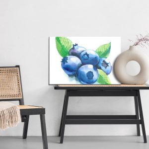 Peinture sur toile Bleuets Peints À L'aquarelle – Image 6
