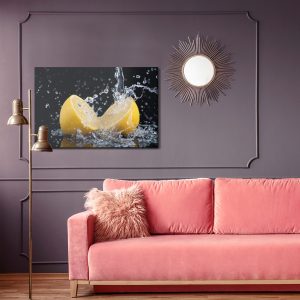 Peinture sur toile Des Citrons Dans L'eau – Image 4