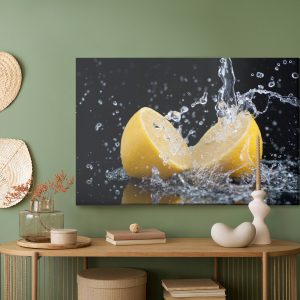 Peinture sur toile Des Citrons Dans L'eau – Image 5