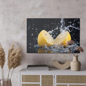 Peinture sur toile Des Citrons Dans L'eau – Image 3