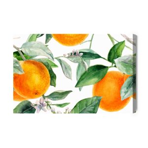 Peinture sur toile Oranges Sur Les Branches – Image 2
