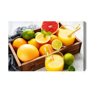 Peinture sur toile Jus D'agrumes – Image 2