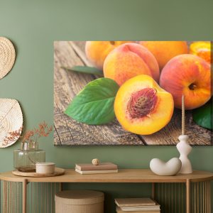 Peinture sur toile Pêches Sur Bois – Image 5