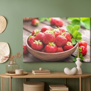 Peinture sur toile Un Bol De Fraises – Image 5