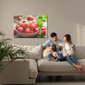 Peinture sur toile Un Bol De Fraises – Image 7