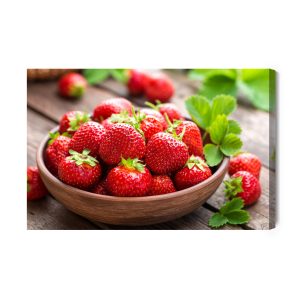 Peinture sur toile Un Bol De Fraises – Image 2