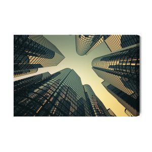 Peinture sur toile Gratte-Ciel Modernes – Image 2