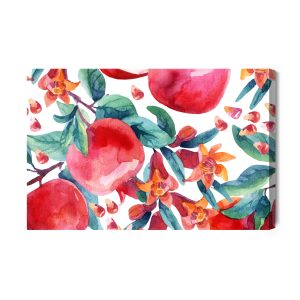 Peinture sur toile Grenades À L'aquarelle – Image 2
