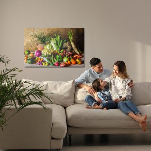 Peinture sur toile Composition Classique De Légumes – Image 7