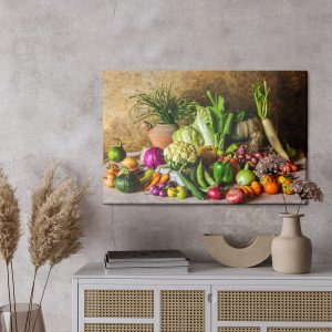 Peinture sur toile Composition Classique De Légumes – Image 3