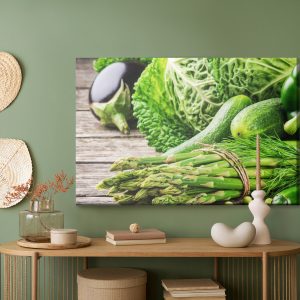Peinture sur toile Bouquet De Légumes Verts – Image 5