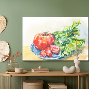Peinture sur toile Tomate Avec Laitue – Image 5