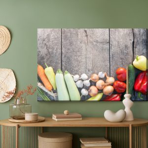 Peinture sur toile Légumes Sur Bois – Image 5