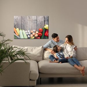 Peinture sur toile Légumes Sur Bois – Image 7