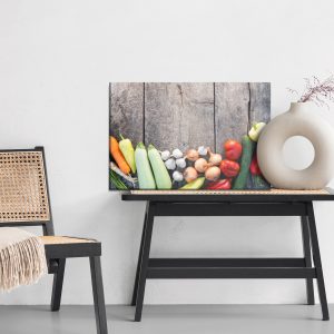Peinture sur toile Légumes Sur Bois – Image 6
