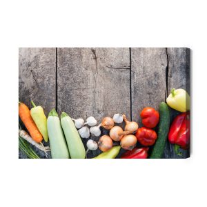Peinture sur toile Légumes Sur Bois – Image 2
