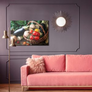 Peinture sur toile Un Panier De Légumes – Image 4
