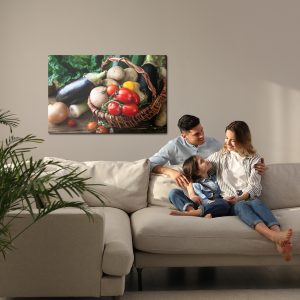 Peinture sur toile Un Panier De Légumes – Image 7