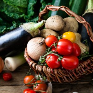 Peinture sur toile Un Panier De Légumes – Image 1