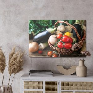 Peinture sur toile Un Panier De Légumes – Image 3