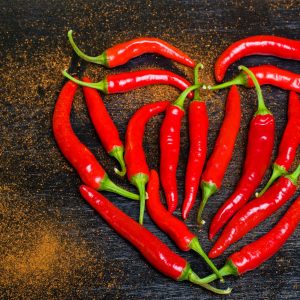 Peinture sur toile Coeur Fait De Piment – Image 1