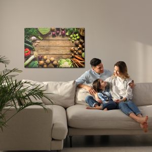 Peinture sur toile Légumes Sur Planches – Image 7
