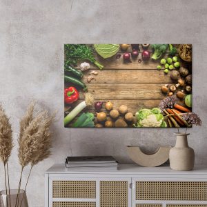 Peinture sur toile Légumes Sur Planches – Image 3