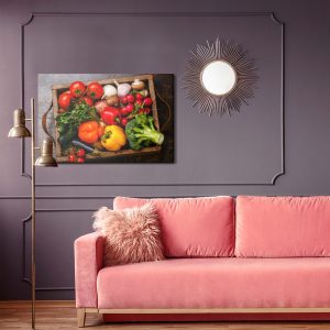 Peinture sur toile Une Boite De Légumes – Image 4