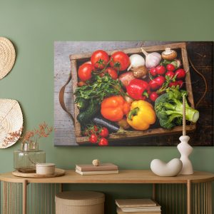 Peinture sur toile Une Boite De Légumes – Image 5
