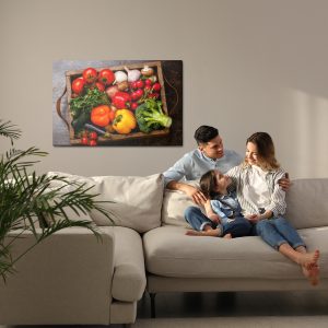 Peinture sur toile Une Boite De Légumes – Image 7